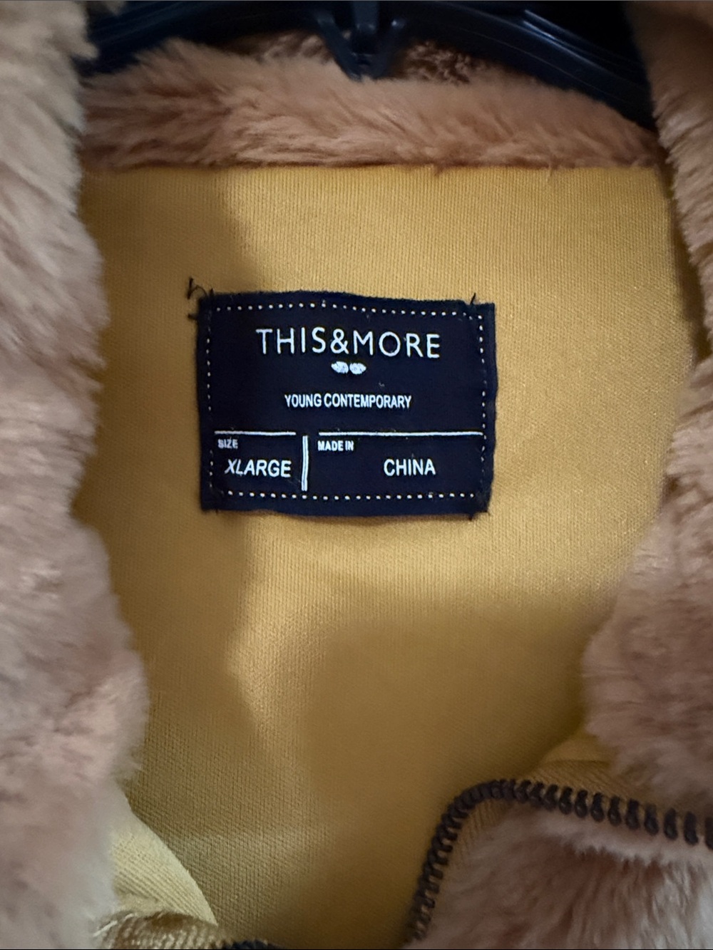 Cozy Faux-Fur Puffer Jacket in Camel - Picture 2 of 7